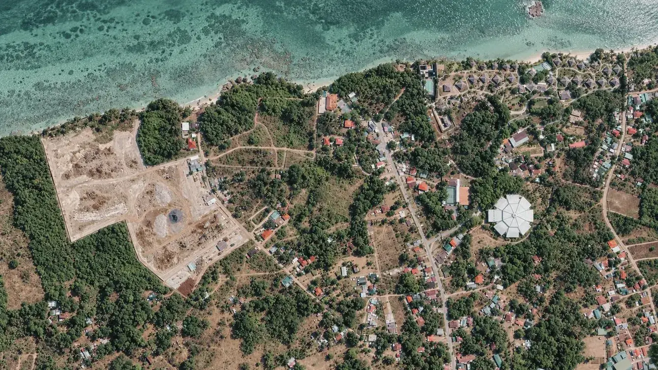 Satellite view of Prime Villas, JW Marriott Panglao and Mithi Resort