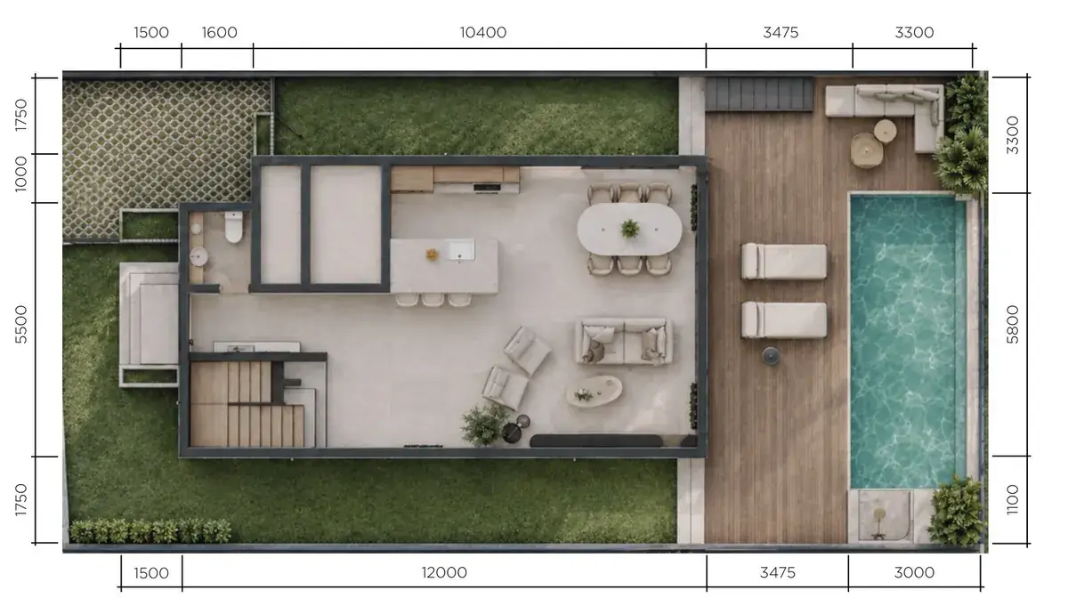 Prime Villa ground floor plan